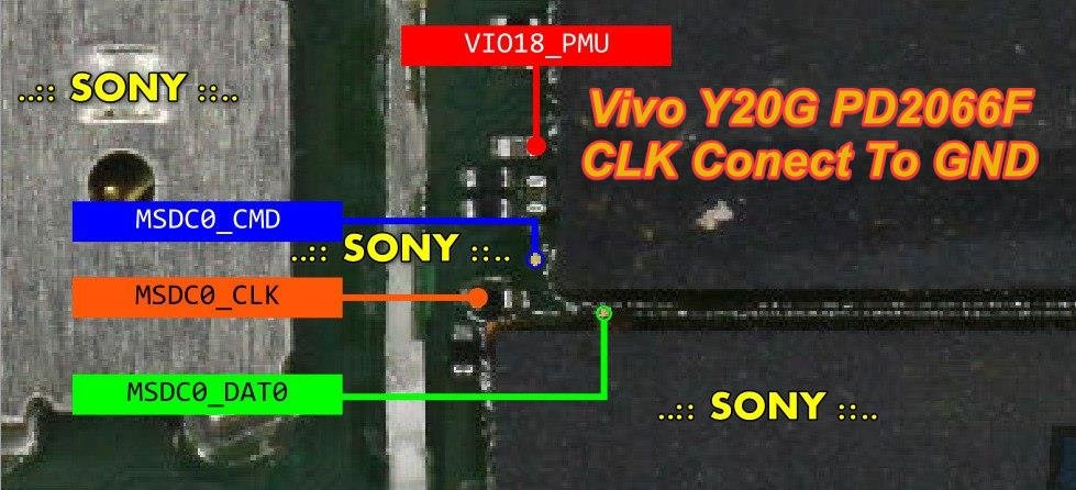 Vivo Y20g Test Point / EDL Point